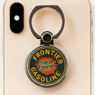 Frontier Gasoline vintage sign reproduction Phone Ring Stand