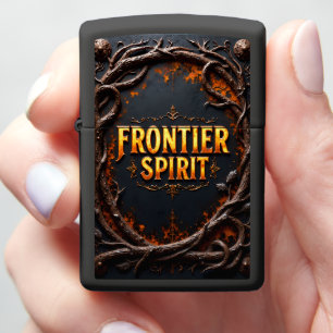 Frontier Spirit Embossed Branches Vine Zippo Lighter