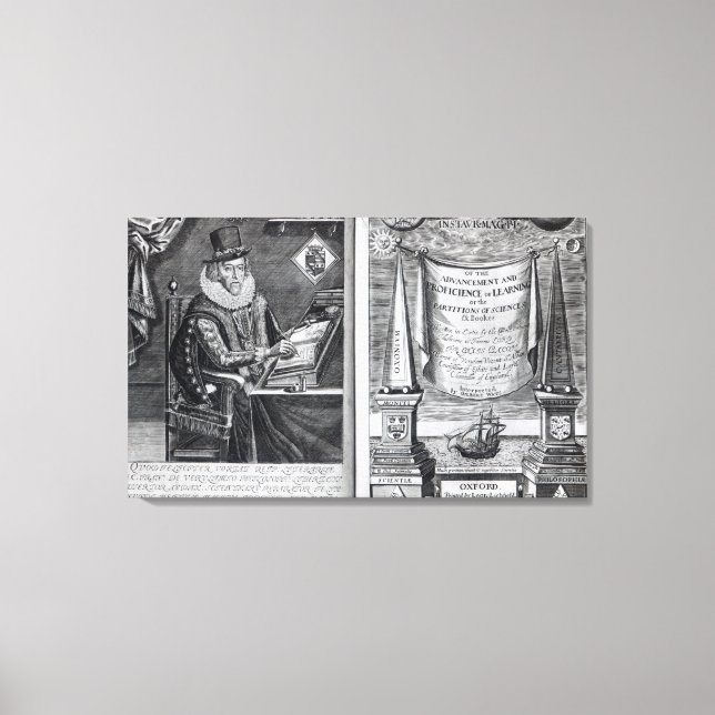 Frontispiece and Titlepage Canvas Print (Front)