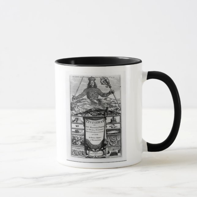 Frontispiece by Thomas Hobbes  of Malmesbury Mug (Right)