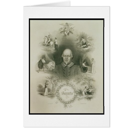 Frontispiece for the 'Sonnets', from 'The Complete Cards (Front)
