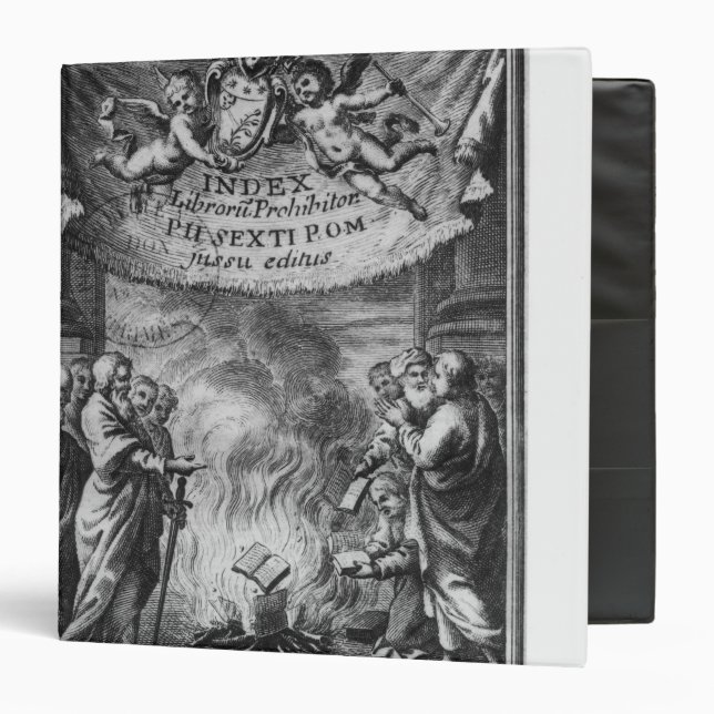 Frontispiece of 'Index Librorum Prohibitorum' 3 Ring Binder (Front/Inside)