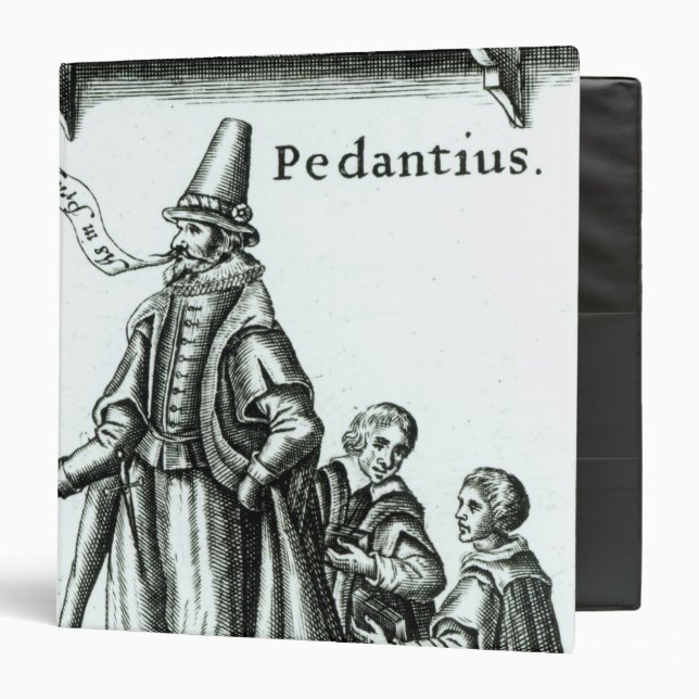 Frontispiece of 'Pedantius' 3 Ring Binder (Front/Inside)