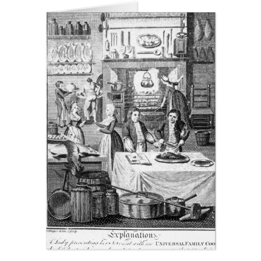 Frontispiece of 'The Housekeeper's Instructor' Cards (Front)
