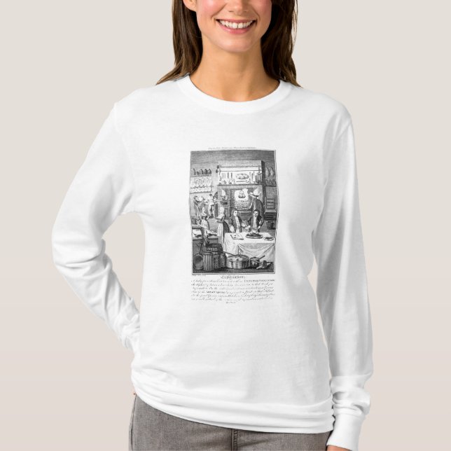 Frontispiece of 'The Housekeeper's Instructor' T-Shirt (Front)