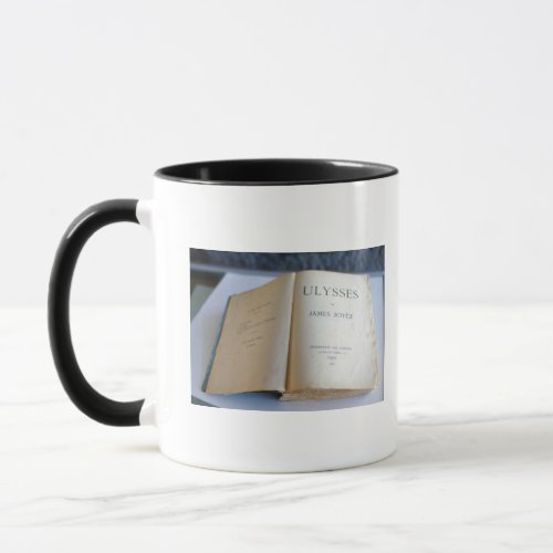 Frontispiece of Ulysses by James Joyce Mug