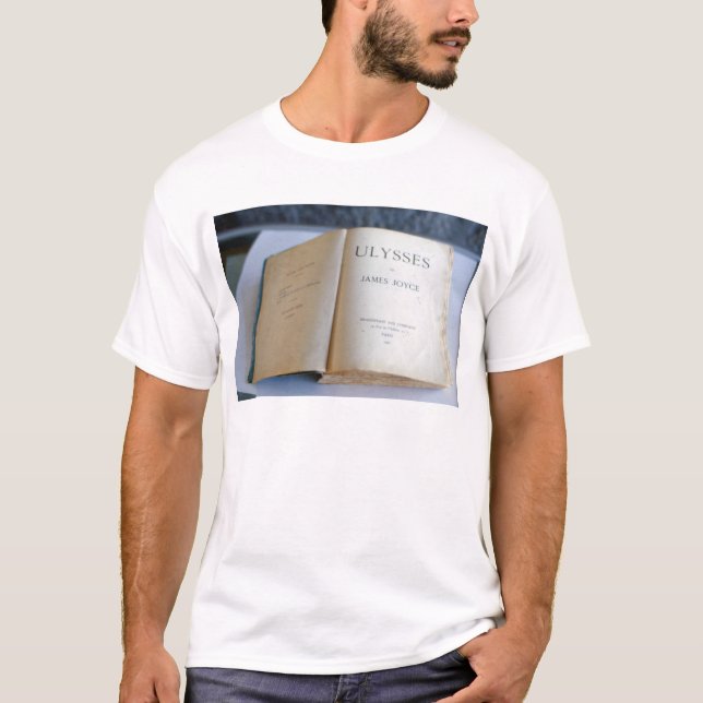Frontispiece of 'Ulysses' by James Joyce T-Shirt (Front)