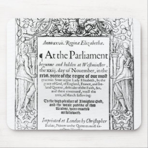 Frontispiece to an account of parliament mouse pad
