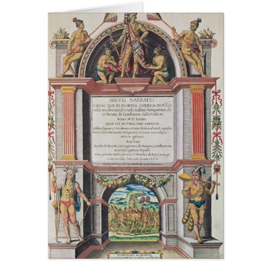 Frontispiece to 'Brevis Narratio' Cards (Front)