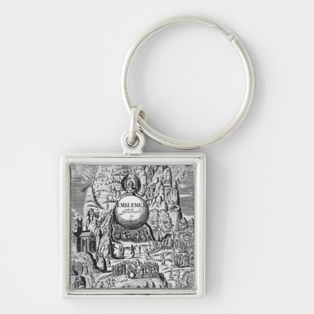 Frontispiece to George Wither's 'Emblems', 1635 Keychain (Front)