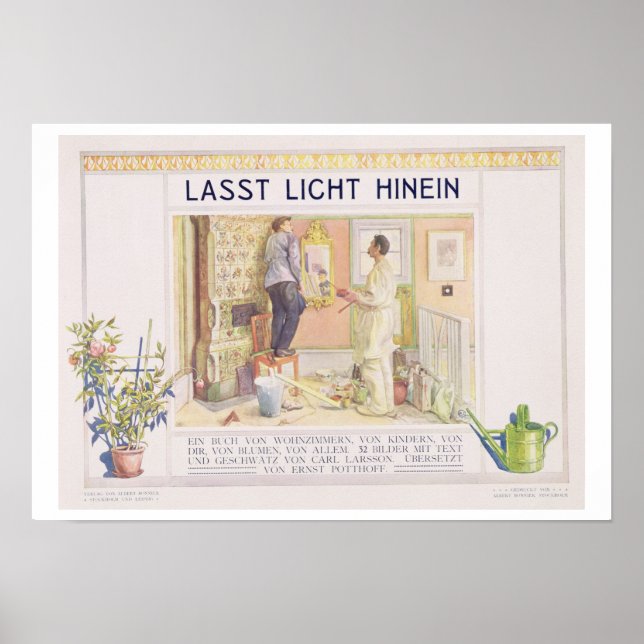 Frontispiece to 'Lasst Licht Hinin' (`Let in More Poster (Front)