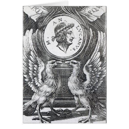 Frontispiece to 'Lucan's Pharsalia' Cards (Front)
