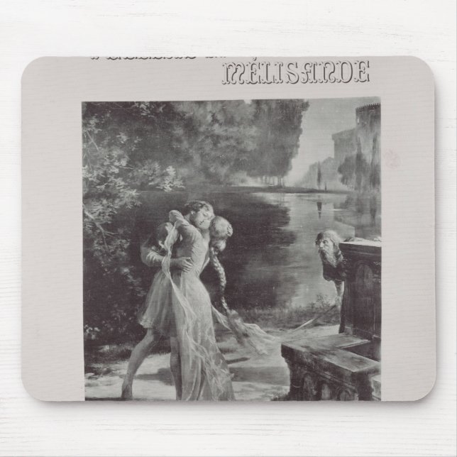 Frontispiece to Pelleas and Melisande by Mouse Pad (Front)
