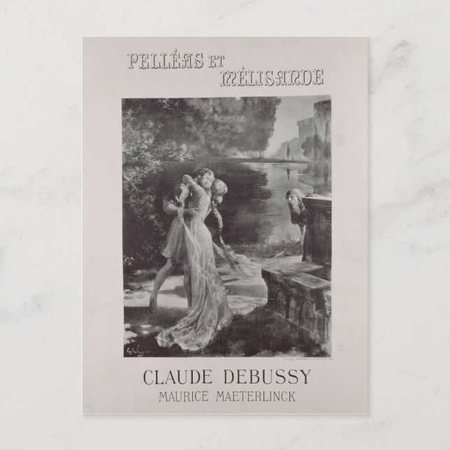 Frontispiece to Pelleas and Melisande by Postcard (Front)