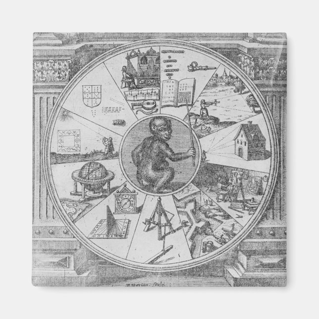 Frontispiece to Robert Fludd's Utriusque Magnet (Front)