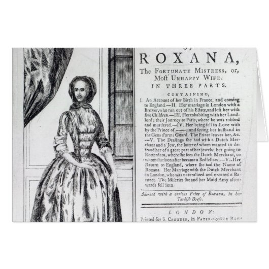 Frontispiece to 'Roxana, The Fortunate Cards (Front Horizontal)