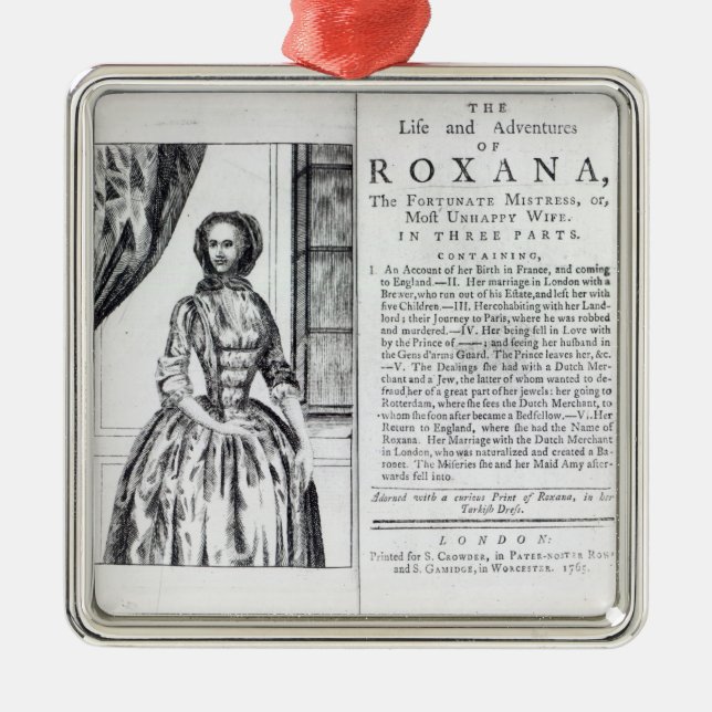 Frontispiece to 'Roxana, The Fortunate Metal Ornament (Front)