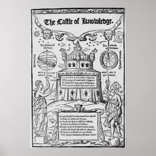 Frontispiece to The Castle of Knowledge Poster