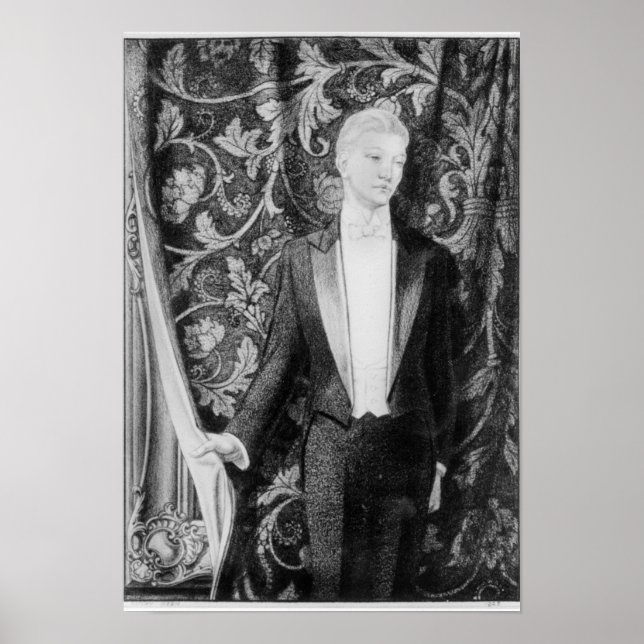 Frontispiece to 'The Picture of Dorian Gray' Poster (Front)