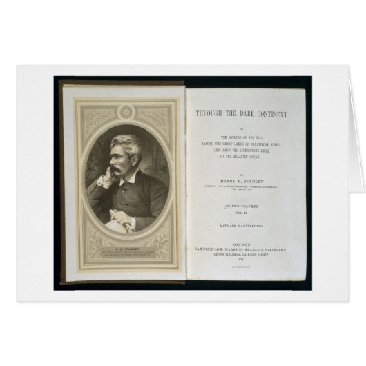 Frontispiece to 'Through the Dark Continent', by H Cards (Front Horizontal)
