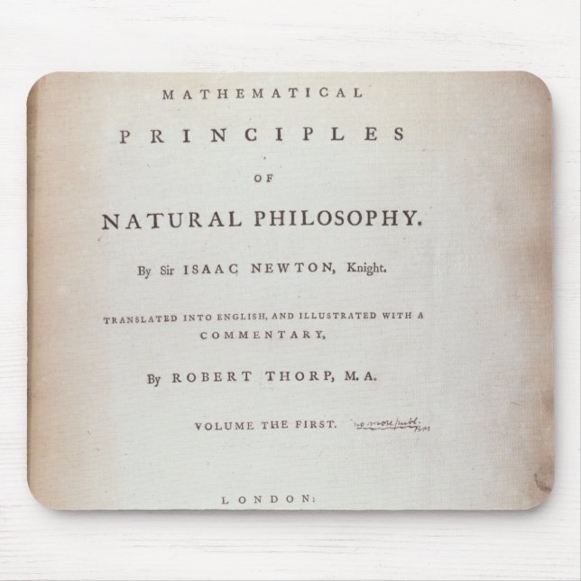 Frontispiece to Volume I Mouse Pad (Front)