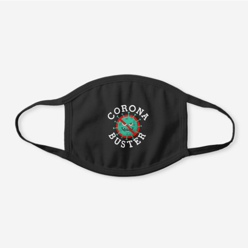 Frontline Fighters Healthcare Corona Buster Black Cotton Face Mask