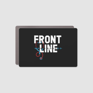 Frontline RN Medical Registered Nurse Nursing Car Magnet