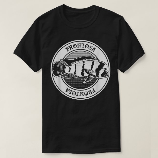 Frontosa Lake Tanganyika South African Cichlid Fis T-Shirt (Design Front)