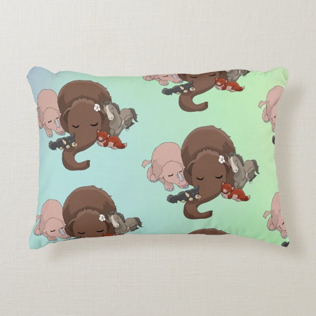 Frost babies accent pillow for nursery or playroom (Front)