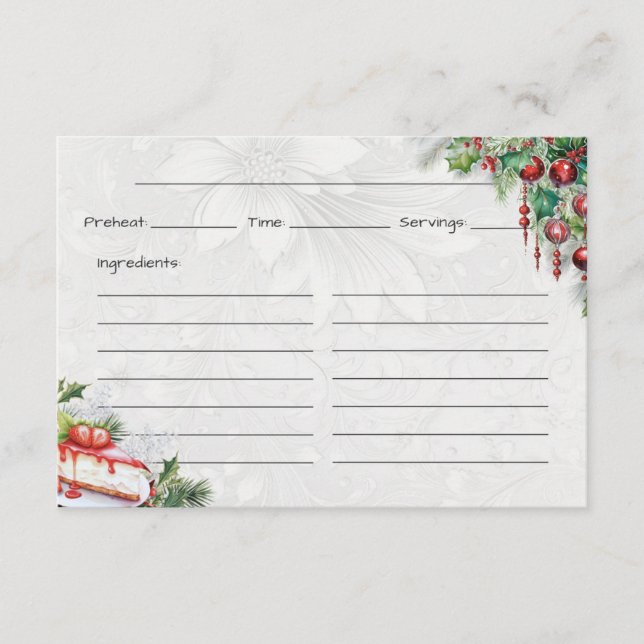 Frost Bite Basic Recipe Card (Front)