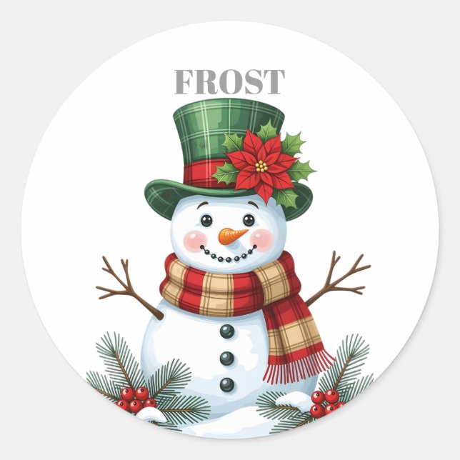 FROST CLASSIC ROUND STICKER (Front)