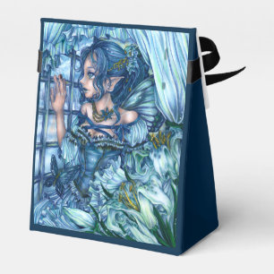 Frost Fairy Girl's View of a Sapphire Winter Favor Boxes