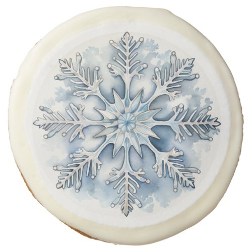 Frost_Kissed Snowflake  Sugar Cookie