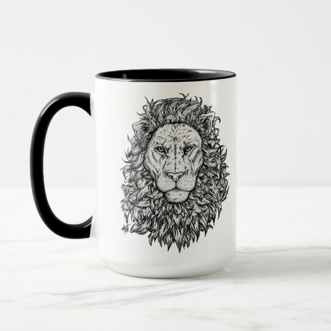 Frost lion  mug (Left)