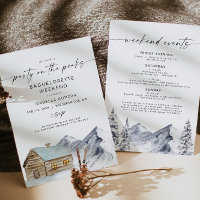 FROST Mountain Ski Cabin Bachelorette Itinerary