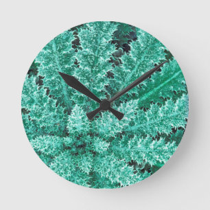 Frost On Thistle, Olympic National Park Round Clock