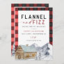 FROST Red Flannel & Fizz Winter Bachelorette Invitation
