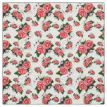 Frost Rosen, Pink rose, folk rose flower 3 Fabric