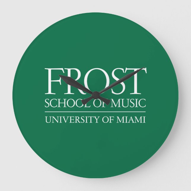 Frost School of Music Large Clock (Front)