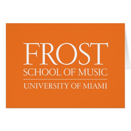 Frost School of Music Logo (Front Horizontal)