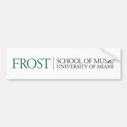 Frost School of Music Logo 2 Bumper Sticker