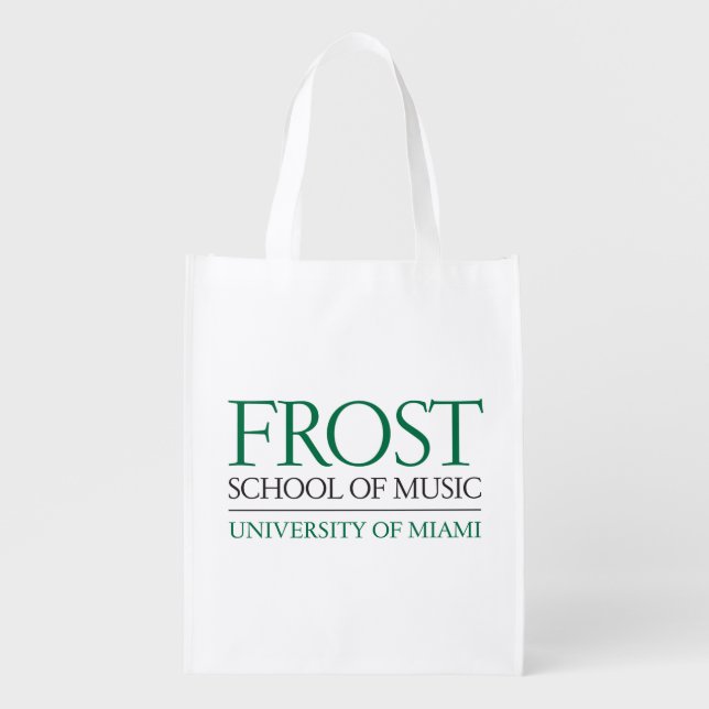 Frost School of Music Logo 2 Grocery Bag (Front)
