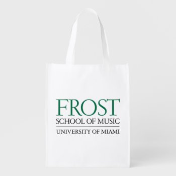 Frost School Of Music Logo 2 Reusable Grocery Bag by frostschoolofmusic at Zazzle