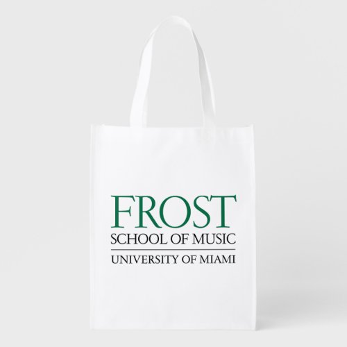 Frost School of Music Logo 2 Reusable Grocery Bag
