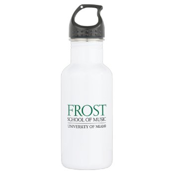 Frost School Of Music Logo 2 Stainless Steel Water Bottle by frostschoolofmusic at Zazzle