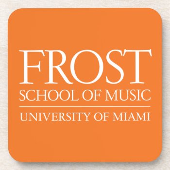 Frost School Of Music Logo Coaster by frostschoolofmusic at Zazzle