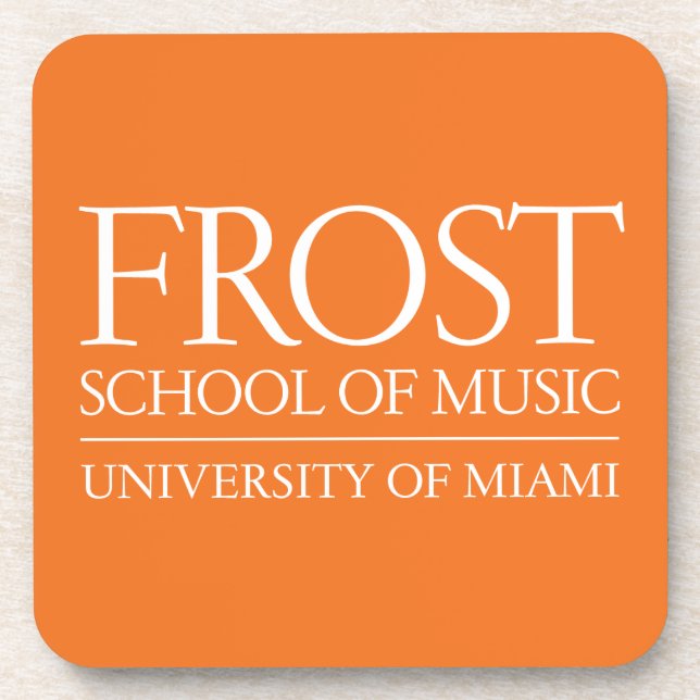 Frost School of Music Logo Coaster (Front)