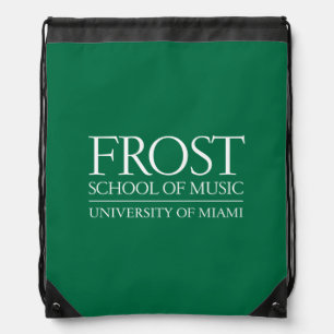 Frost School of Music Logo Drawstring Bag