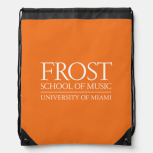 Frost School of Music Logo Drawstring Bag