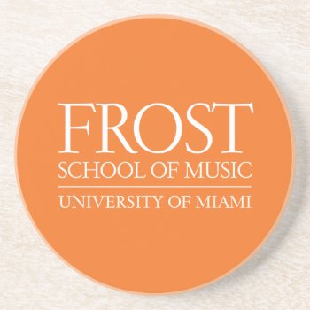Frost School Of Music Logo Drink Coaster by frostschoolofmusic at Zazzle